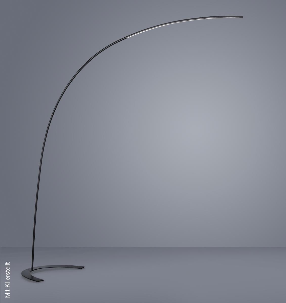 TRIO Stehlampe Shanghai schwarz Metall B/H: ca. 65x210 cm