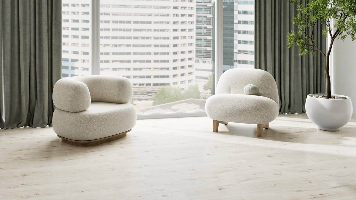 Click-Vinylboden Kindl ca. 2,782 m² im Paket B/L: ca. 22,8x122 cm pro Paket