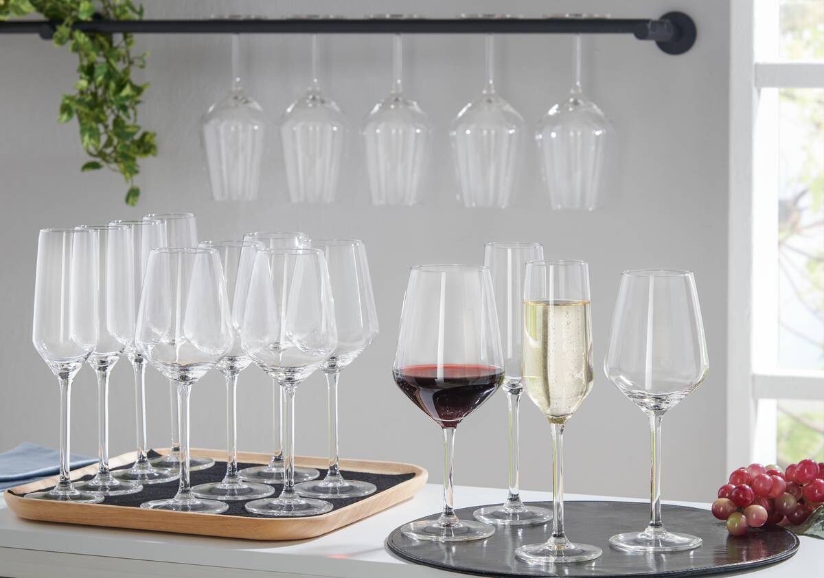 Weinglasset transparent