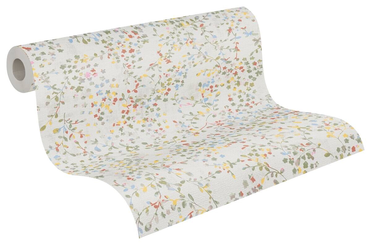 A.S.Creation Vliestapete grün creme B/H/D: ca. 53x1005x8,1 cm