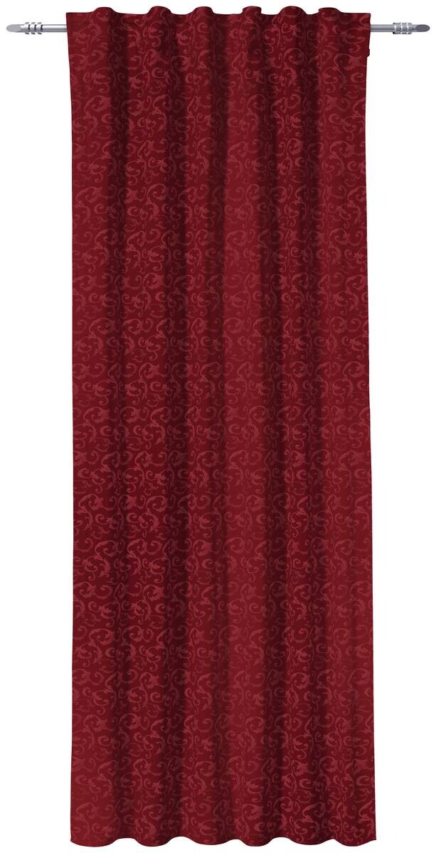 POCOline Kombivorhang Ranke rot 100% Polyester B/L: ca. 135x245 cm