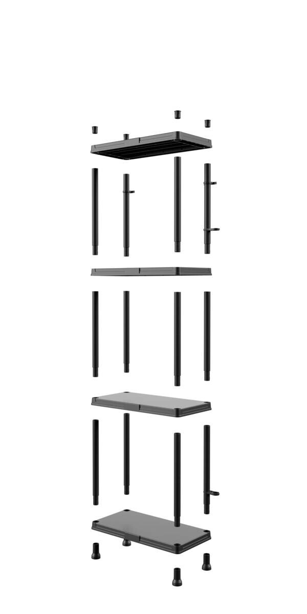 Werkstattregal H/T/L: ca. 160x30x60 cm