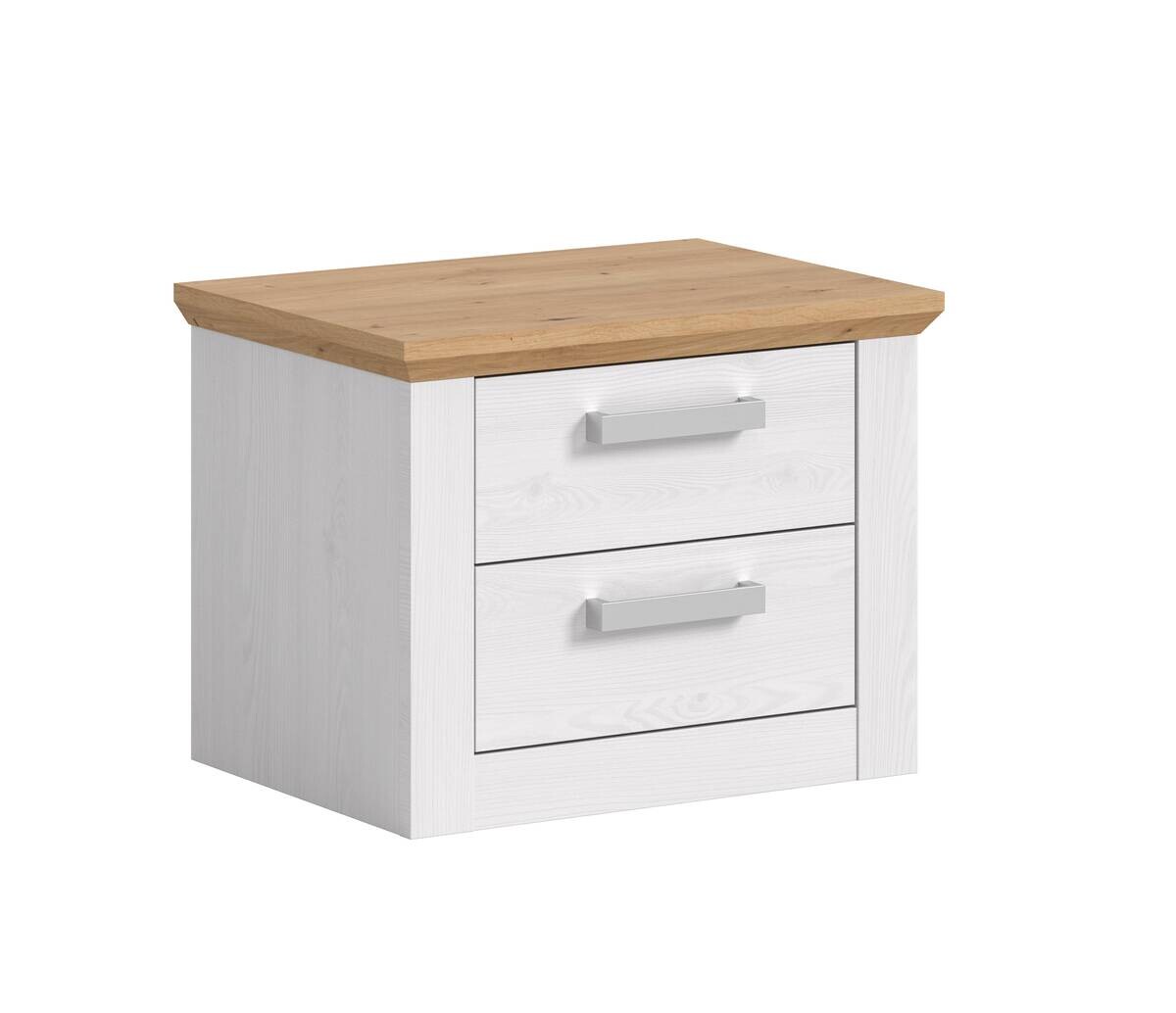 Nachtkonsole VERONA Sibiu Lärche Nachbildung Eiche Artisan Nachbildung B/H/T: ca. 56x43x39 cm