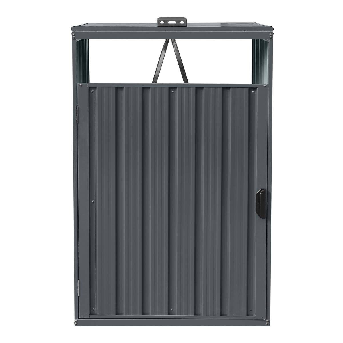 AXI Outdoor Living Mülltonnenbox Owen anthrazit B/H/L: ca. 80x122x80 cm