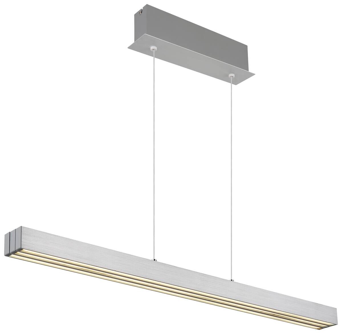 GLOBO LED-Pendelleuchte Aluminium B/H/L: ca. 7,5x150x150 cm 1 Brennstellen