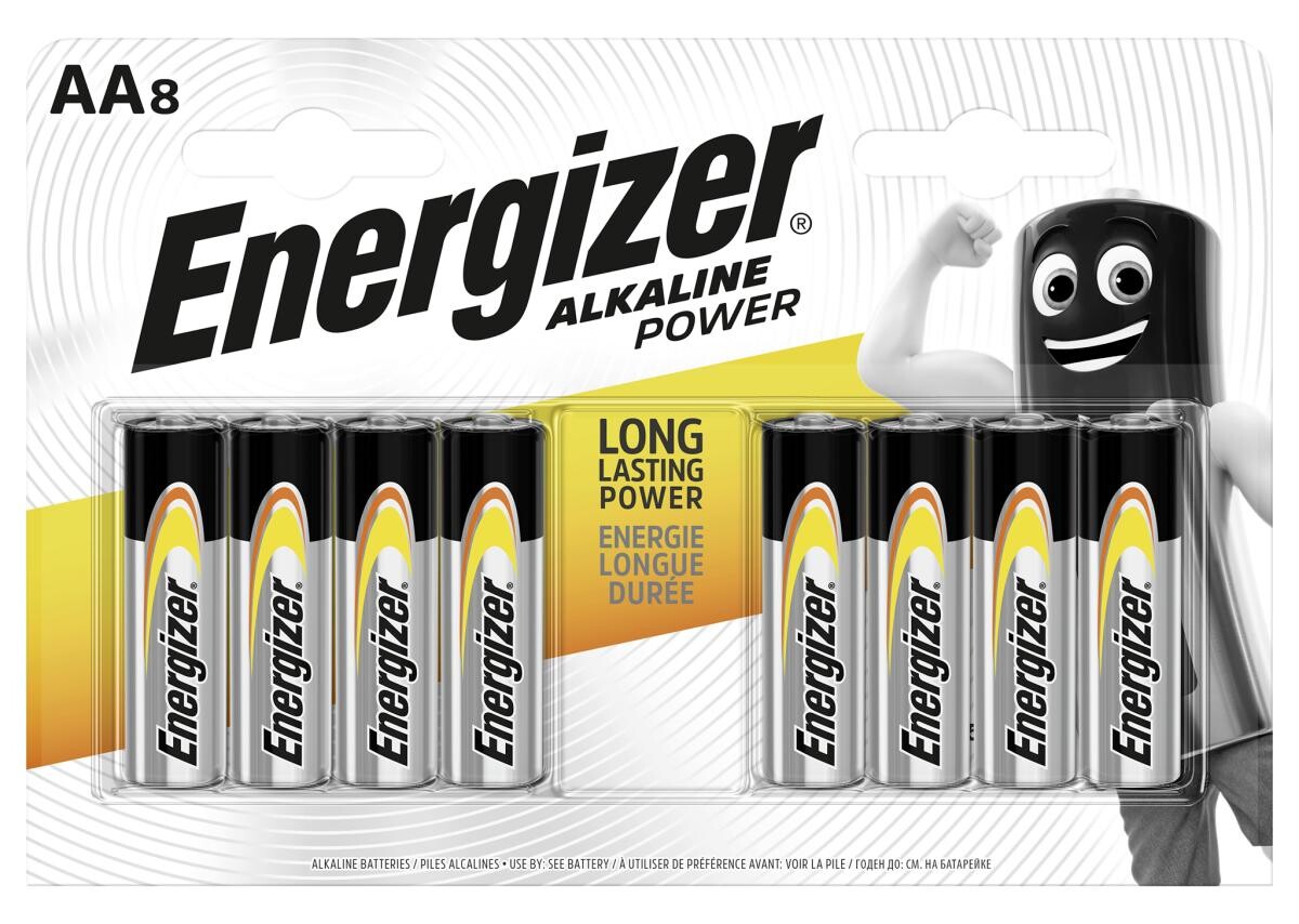 Energizer Batterie Power AA/Mignon (LR6) 8er Pack