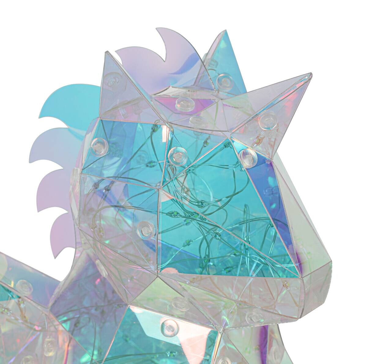 Nolo LED-Dekoleuchte Drache transparent pearl B/H/L: ca. 18,5x14x12 cm