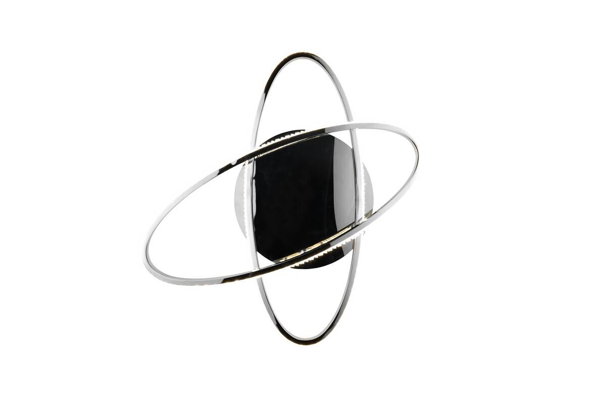 Reality Deckenleuchte Lane Chrom Metall B/H/D: ca. 58x9x58 cm