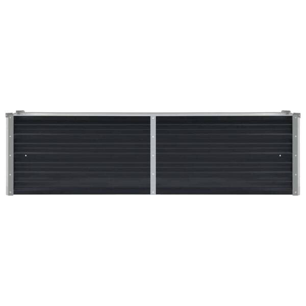 Hochbeet anthrazit Stahl B/H/L: ca. 40x45x160 cm
