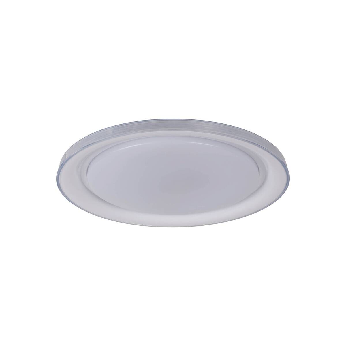 Näve Leuchten LED-Deckenleuchte weiß Metall Kunststoff B/H/T/D: ca. 50,5x7,5x50,5x50,5 cm