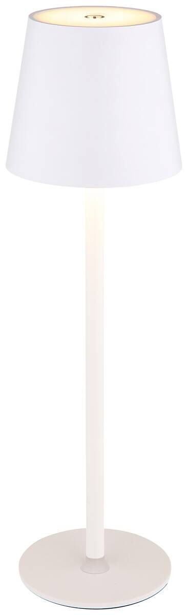 Tischleuchte weiß H/D: ca. 36x11 cm