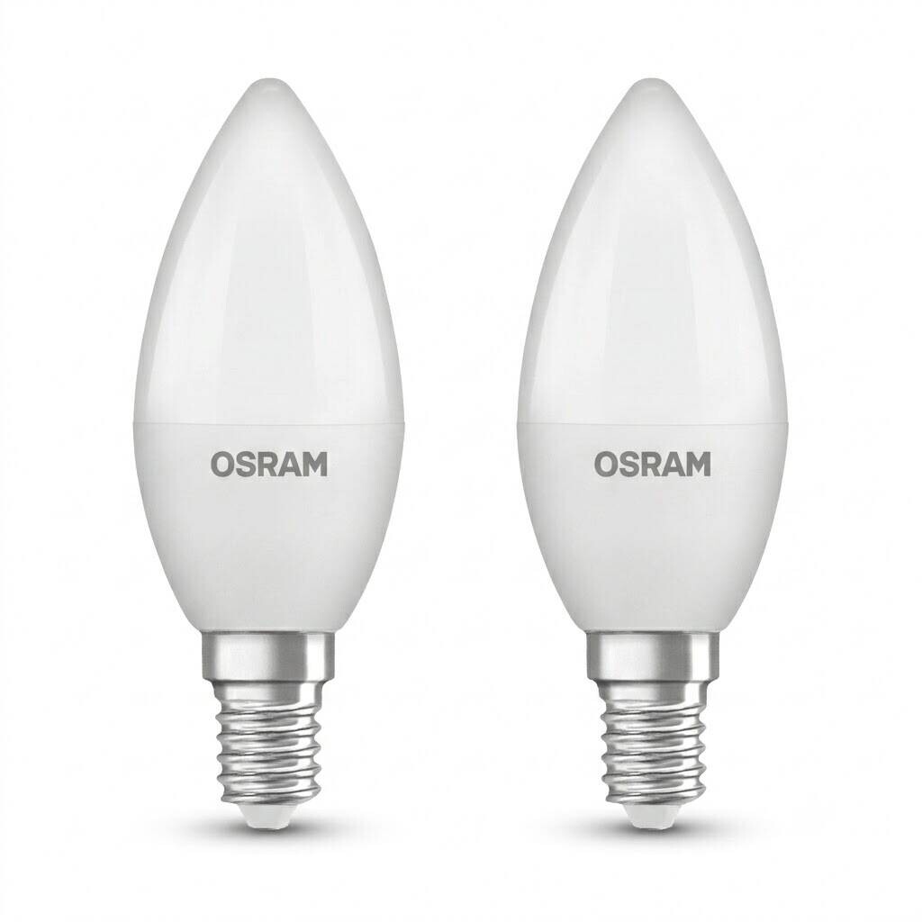 OSRAM LED-Leuchtmittel Minikerzenlampe BASE Classic B AC56448 3er Pack E14