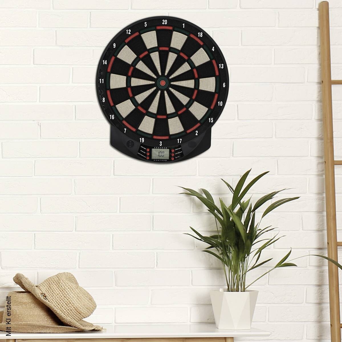 HOMCOM elektrische Dartscheibe B/H/T: ca. 39,5x44x2,2 cm