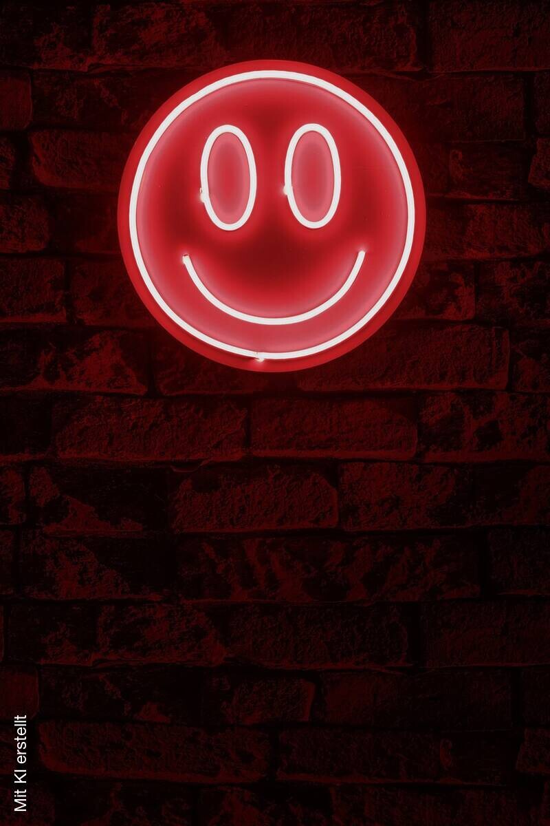 Opviq LED-Wandleuchte rot PVC B/H/T/L: ca. 27x27x2x27 cm