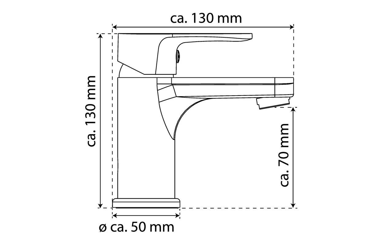 Waschtisch-Armatur Claudio Chrom