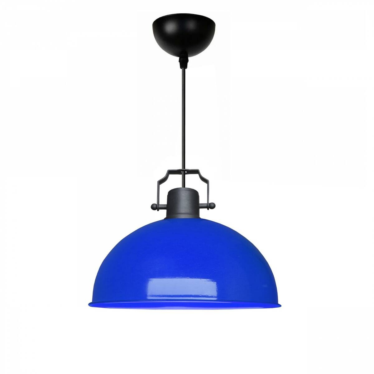 Opviq Pendelleuchte blau B/H/T: ca. 23x80x23 cm E27 1 Brennstellen