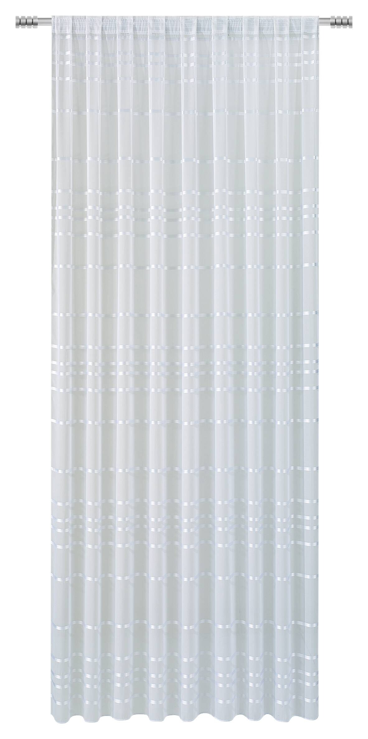 POCOline Fertigstore Bella weiß 100% Polyester B/L: ca. 300x245 cm
