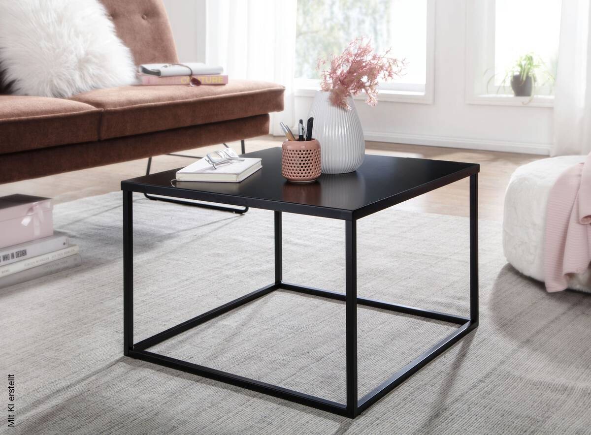 Couchtisch schwarz B/H/T: ca. 60x40x60 cm