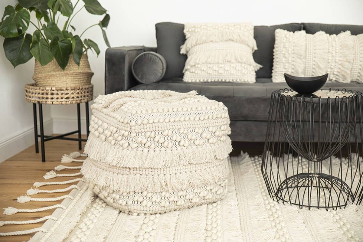 360 Living Hocker Bohist 300 natur B/H/T: ca. 50x45x50 cm