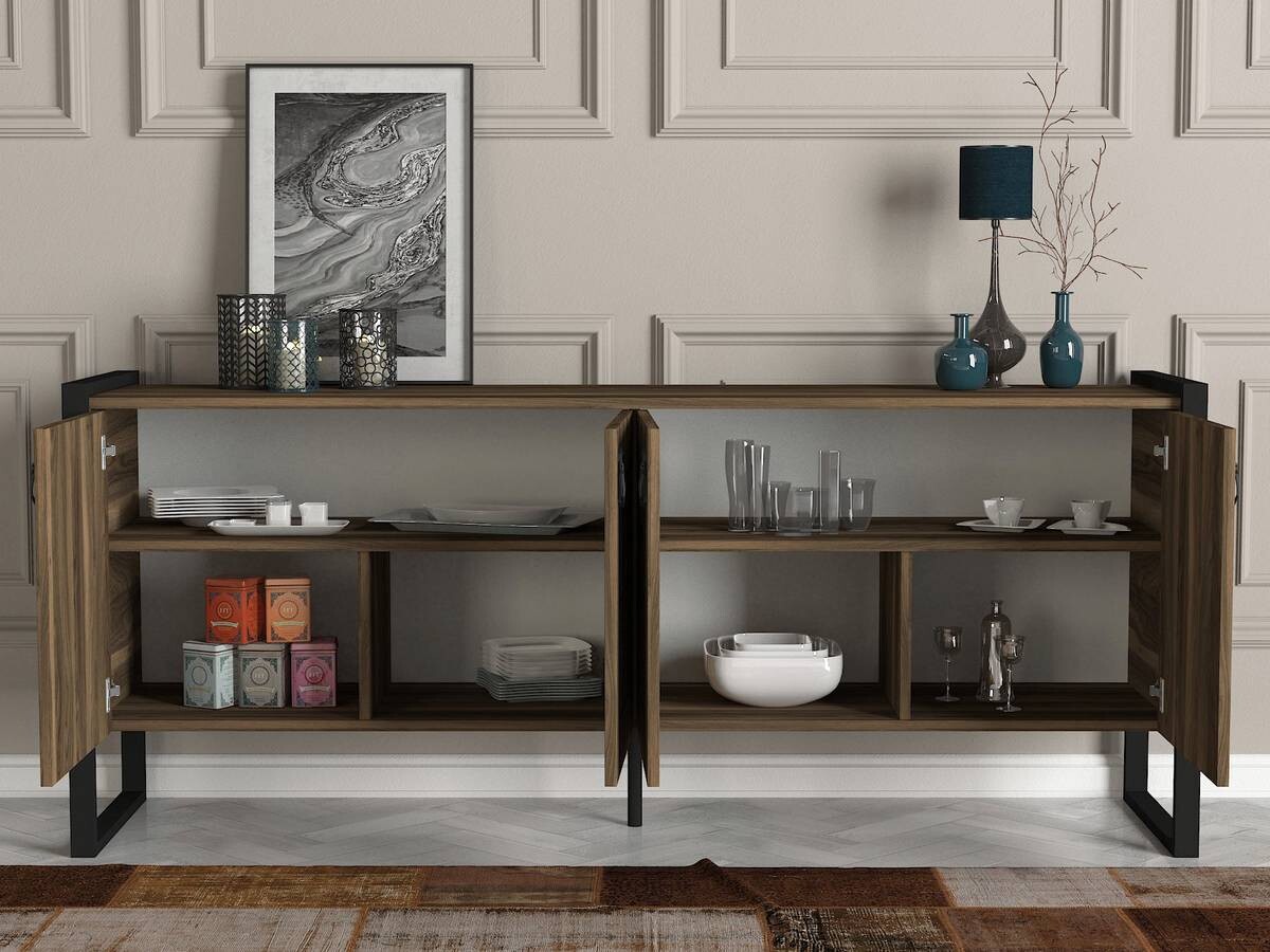 Sideboard Lost walnuss Nachbildung B/H/T: ca. 185x78x40 cm