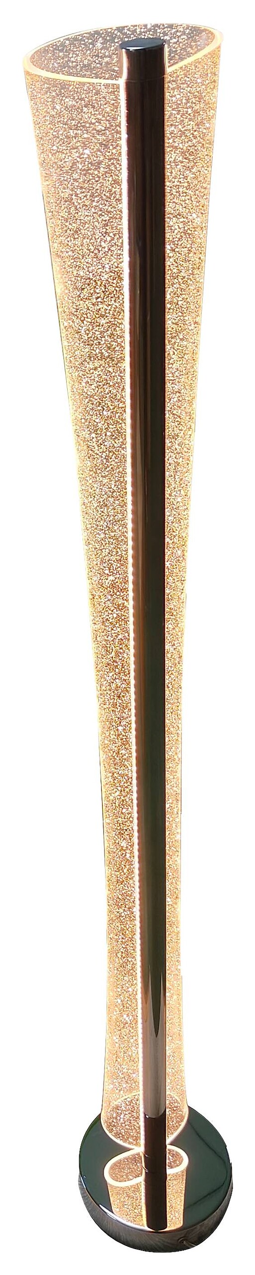 POCOline LED-Stehleuchte Darcy Metall Acryl B/H/L: ca. 18x126x18 cm