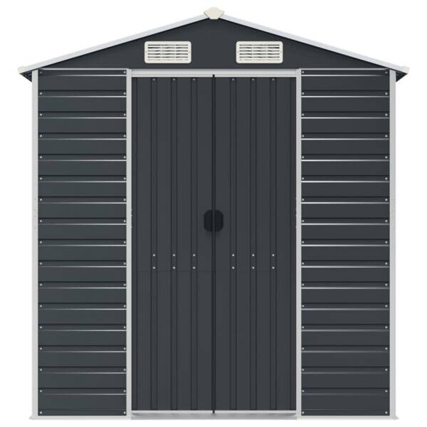 vidaXL Gartenhaus anthrazit B/H/T: ca. 191x198x385 cm