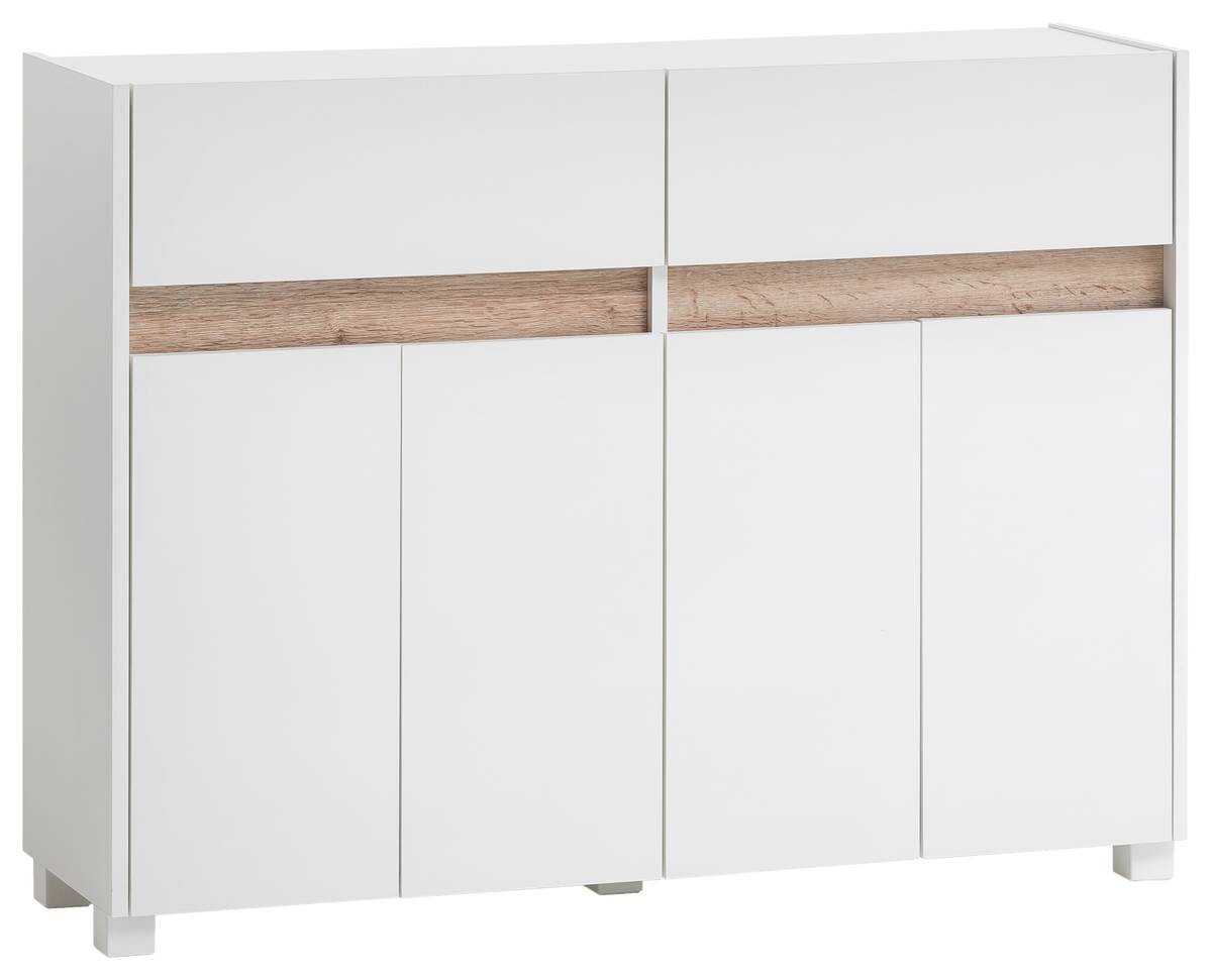 Kommode Cosmo perlweiß Optik B/H/T: ca. 112,2x84,8x33 cm