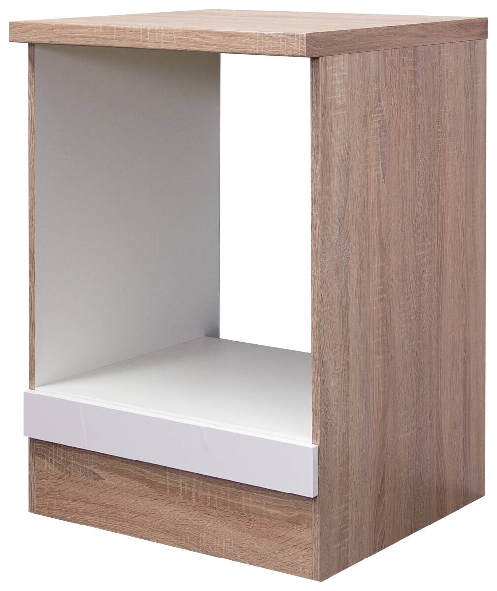 Herdumbauschrank Valero weiß Hochglanz B/H/T: ca. 60x86x60 cm