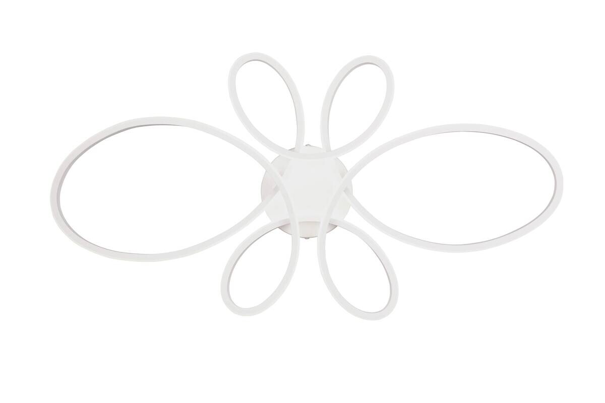 Trio LED-Deckenleuchte Fly weiß Metall B/H/L: ca. 7,5x45,5x83 cm