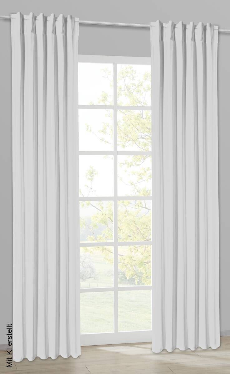 Sensation Verdunklungsvorhang Tim schwarz B/L: ca. 135x245 cm