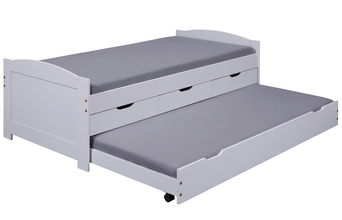 Funktionsbett Ulli weiß Liegefläche B/L: ca. 90x200 cm