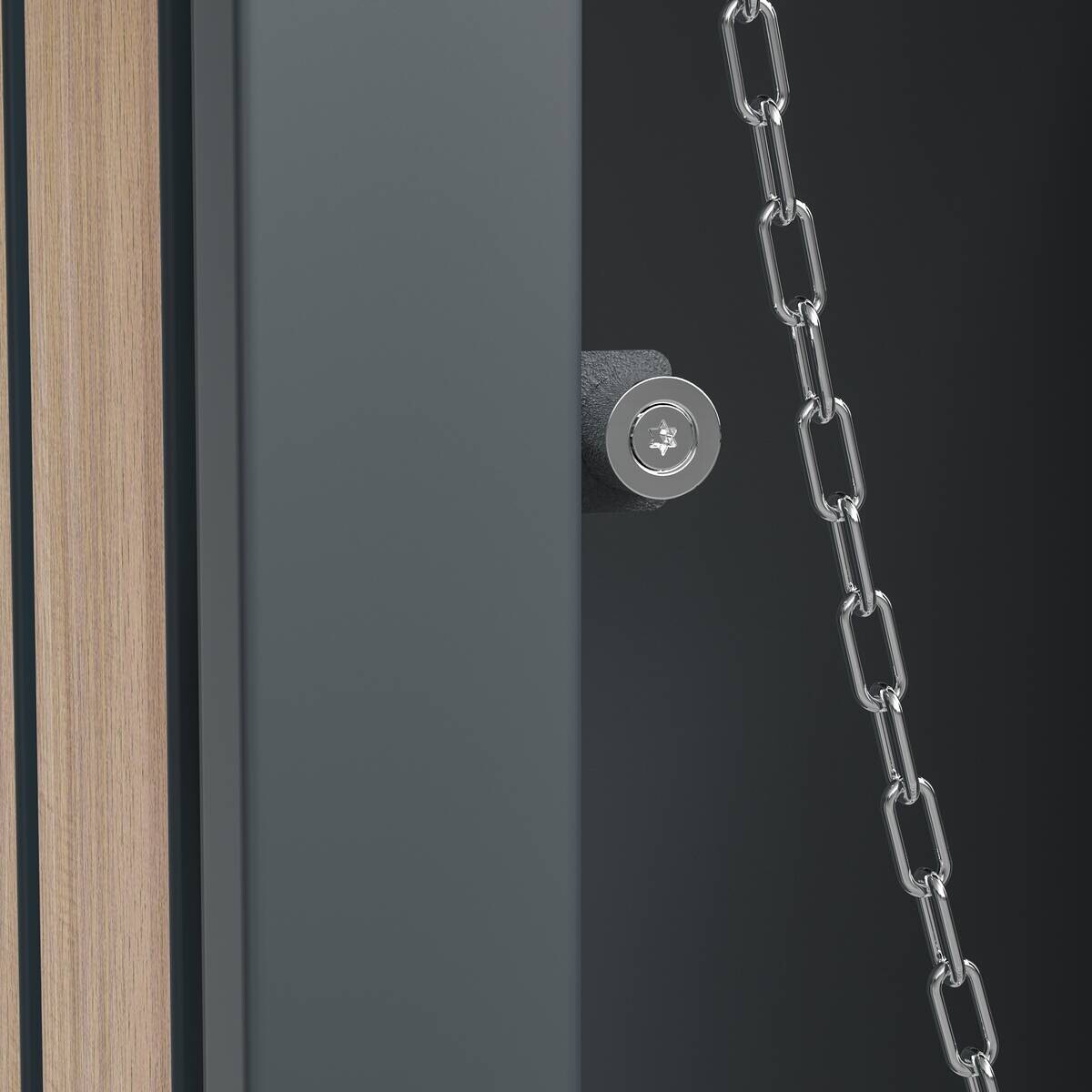 Westmann Mülltonnenbox Planta braun B/H/L: ca. 264x124x84 cm