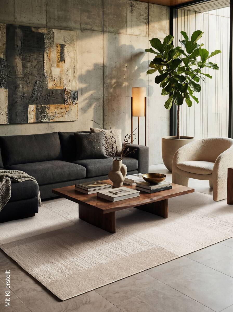 Webteppich Heaven beige B/L: ca. 120x170 cm