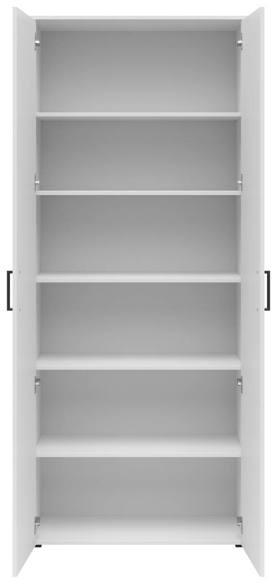 Schrank Multi-Stauraum Typ 37 weiß B/H/T: ca. 80x195x40 cm