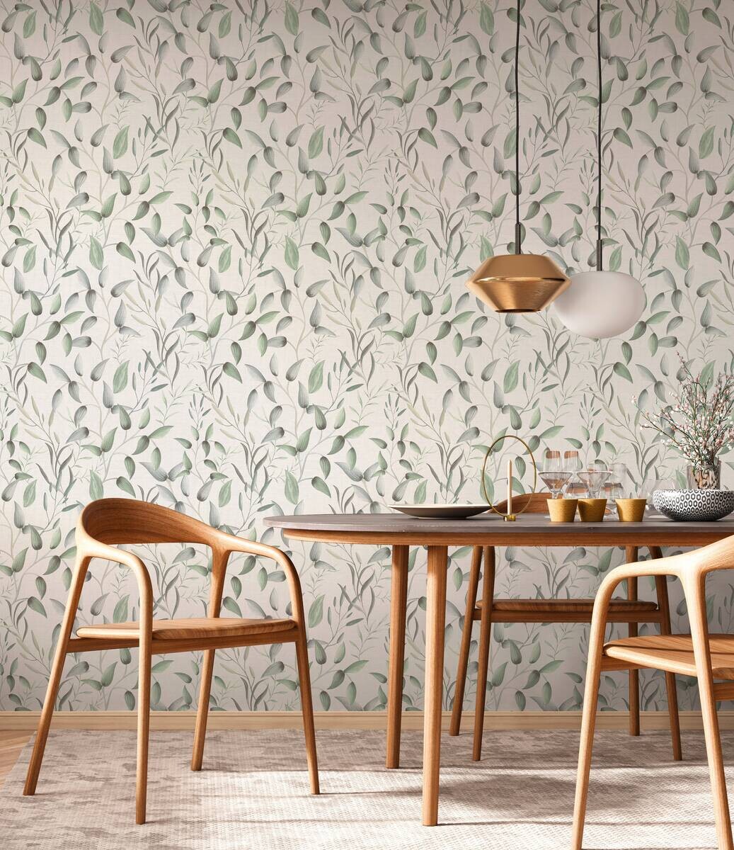 A.S.Creation Vliestapete grau weiß B/H/D: ca. 53x1005x8,2 cm