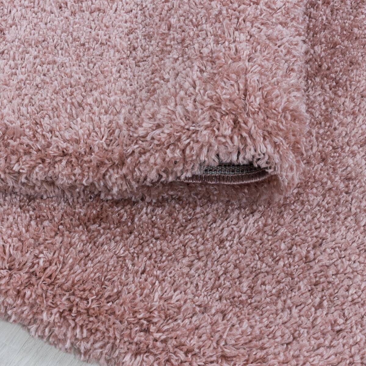Ayyildiz Teppich FLUFFY rosé B/L: ca. 280x370 cm