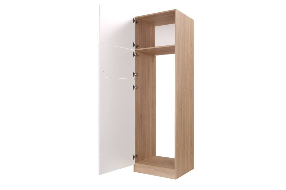 Kühlumbauschrank Merle weiß B/H/T: ca. 60x200x60 cm