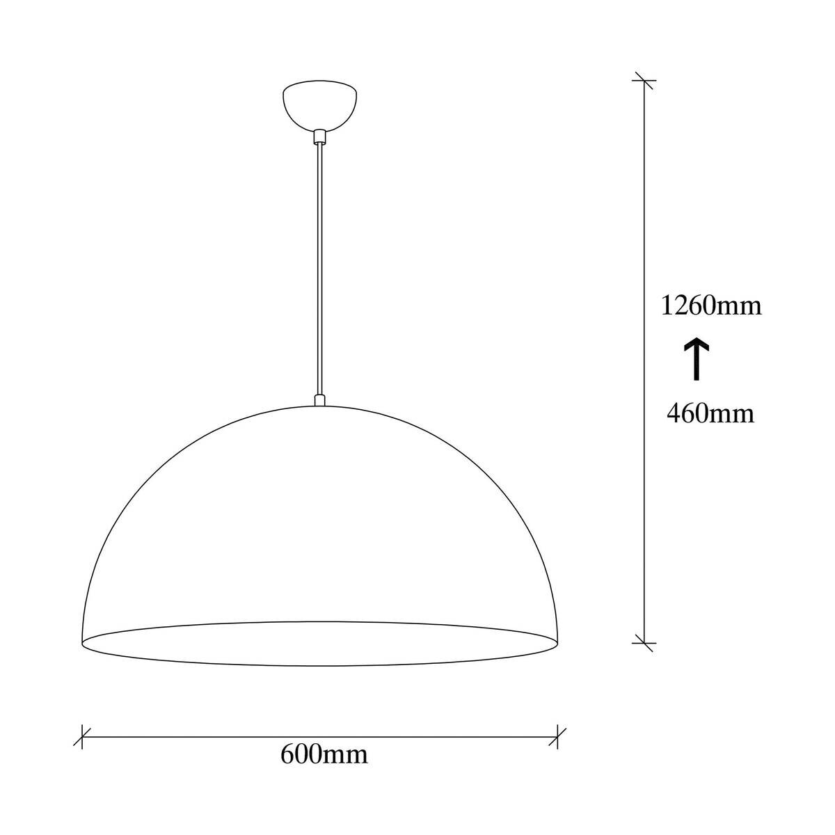 Opviq Pendelleuchte Berceste weiß Metall B/H/T/L/D: ca. 60x126x60x60x60 cm E27 1 Brennstellen