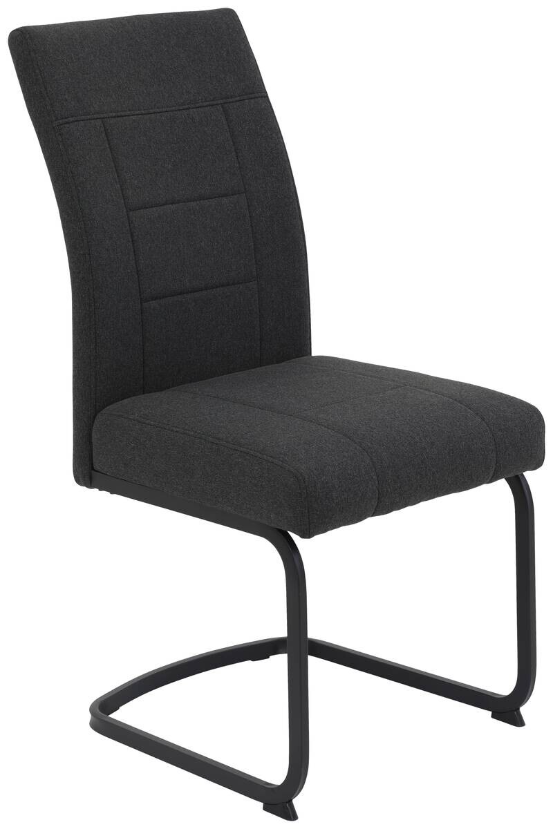 Schwingstuhl Brindisi, 4er-Set anthrazit Webstoff B/H/T: ca. 48x98,5x67 cm