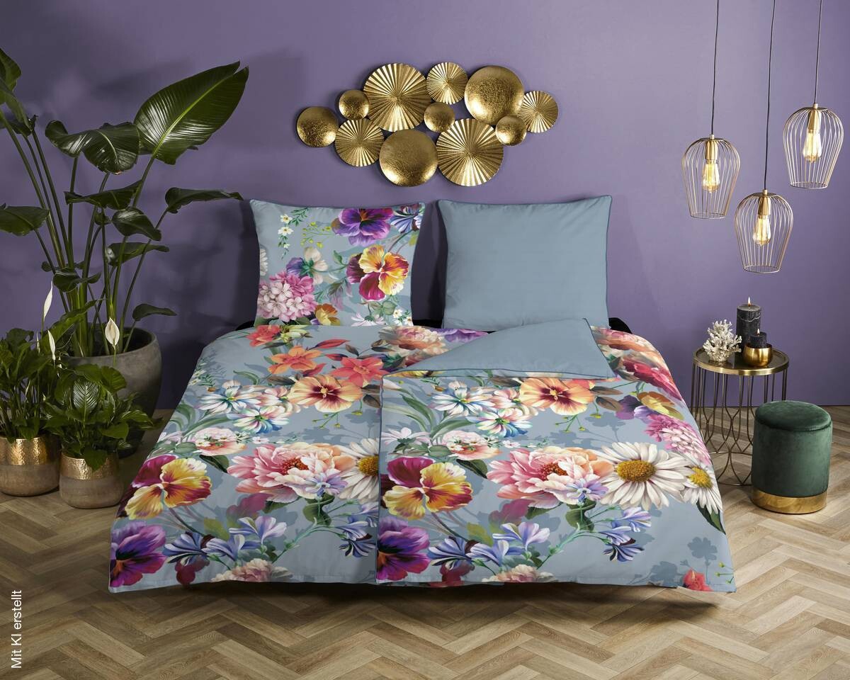 Baumwoll Bettwäsche Novara Satin