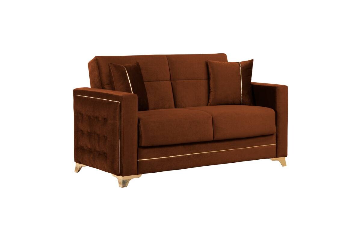 Sofa 3-2-1 Cavana zimtbraun Microfaser