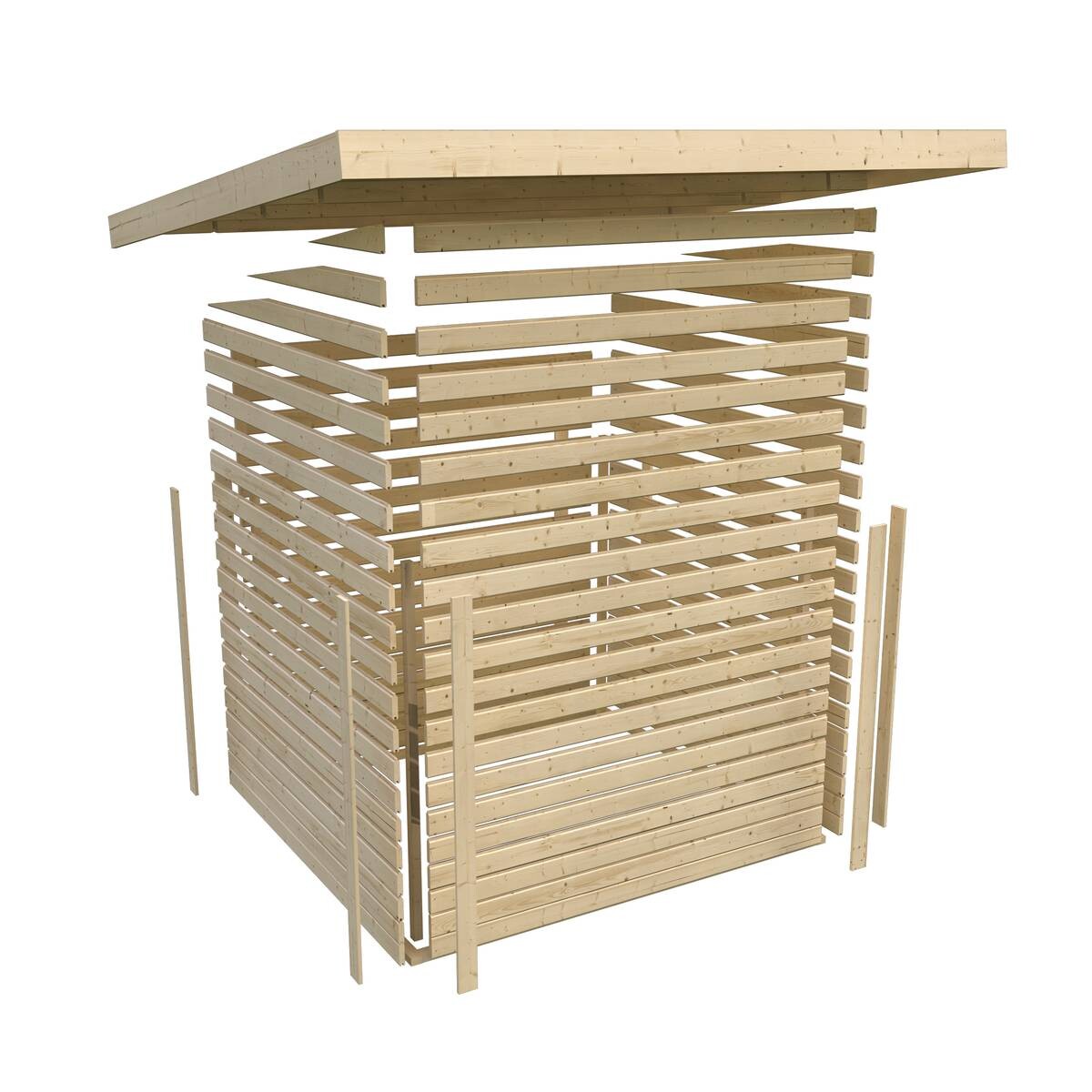 Karibu Gartenhaus Garry B/H/T: ca. 260x197x92 cm