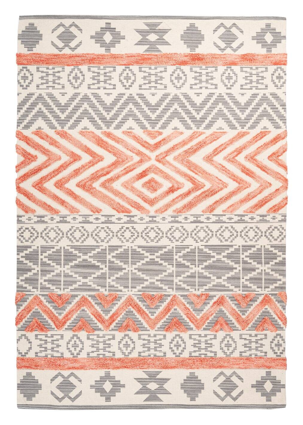 Arte Espina Kurzflorteppich Ethnie 125 grau B/H/L: ca. 160x1x230 cm