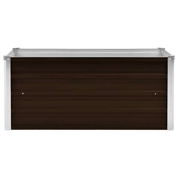 Hochbeet braun Stahl B/H/L: ca. 40x45x100 cm