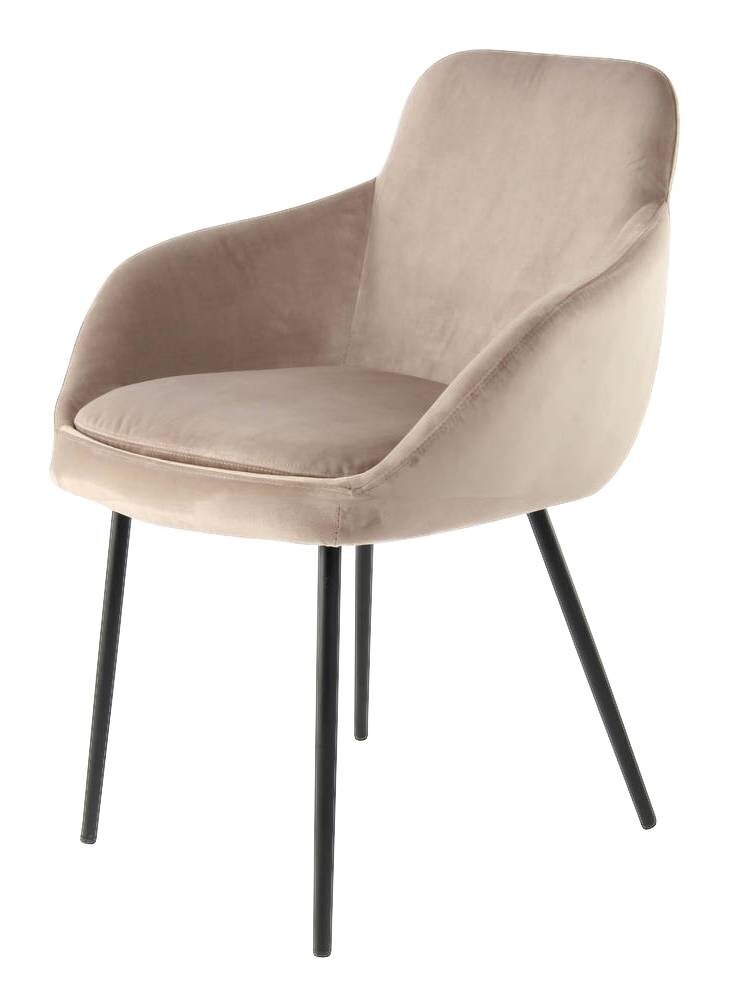 Stuhl Cobain 800 2er hellbraun Microfaser B/H/T: ca. 60,5x81x60 cm