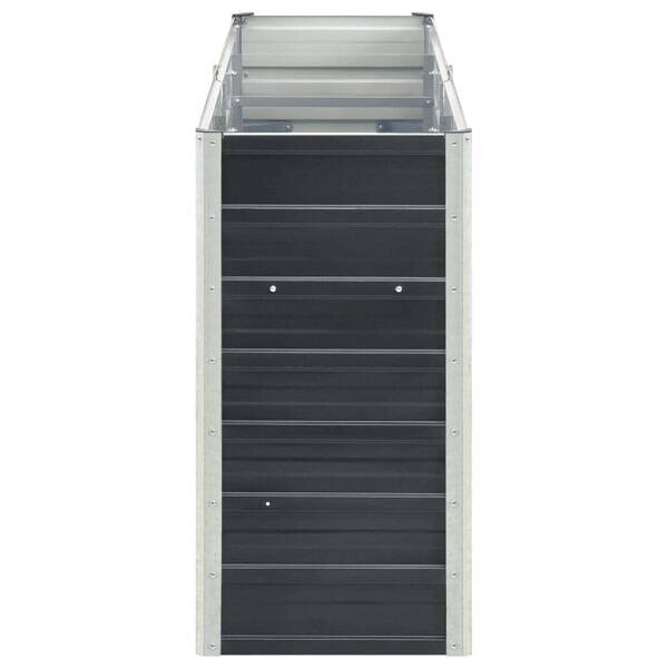 Hochbeet anthrazit Stahl B/H/L: ca. 40x77x240 cm