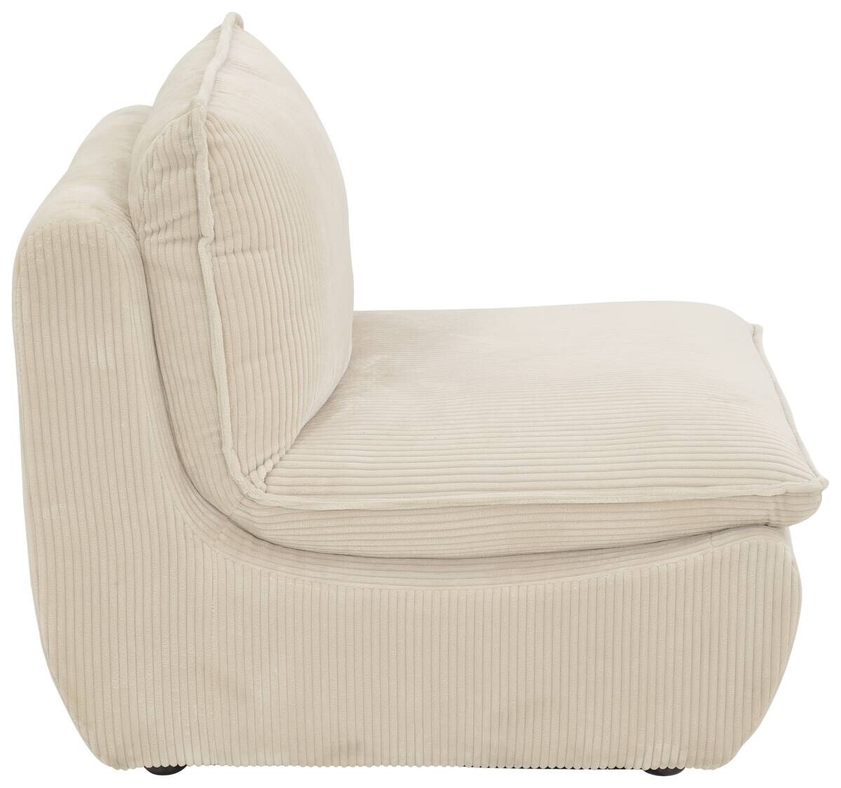 Sessel Rhodos beige Microfaser B/H/T: ca. 74x77x87 cm