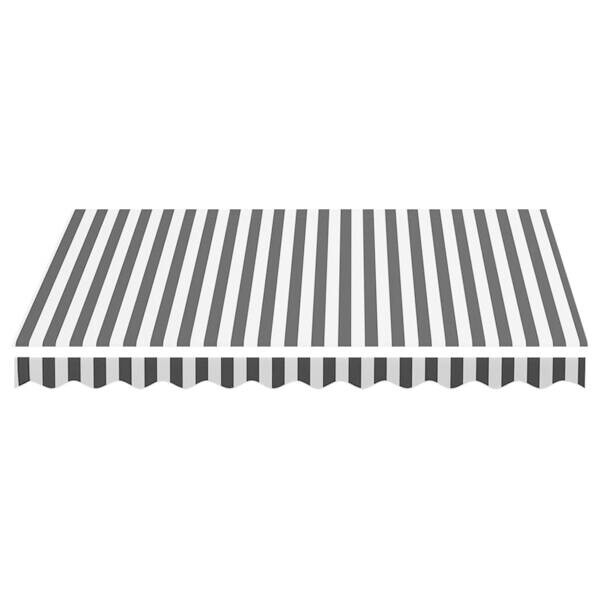 vidaXL Markisenstoff anthrazit B/L: ca. 245x280 cm