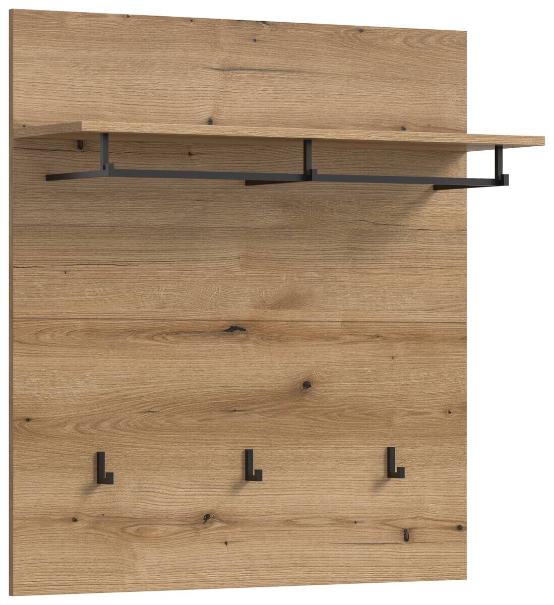 Garderobenpaneel SCOUT Evoke Oak Nachbildung B/H/T: ca. 90x98x27 cm