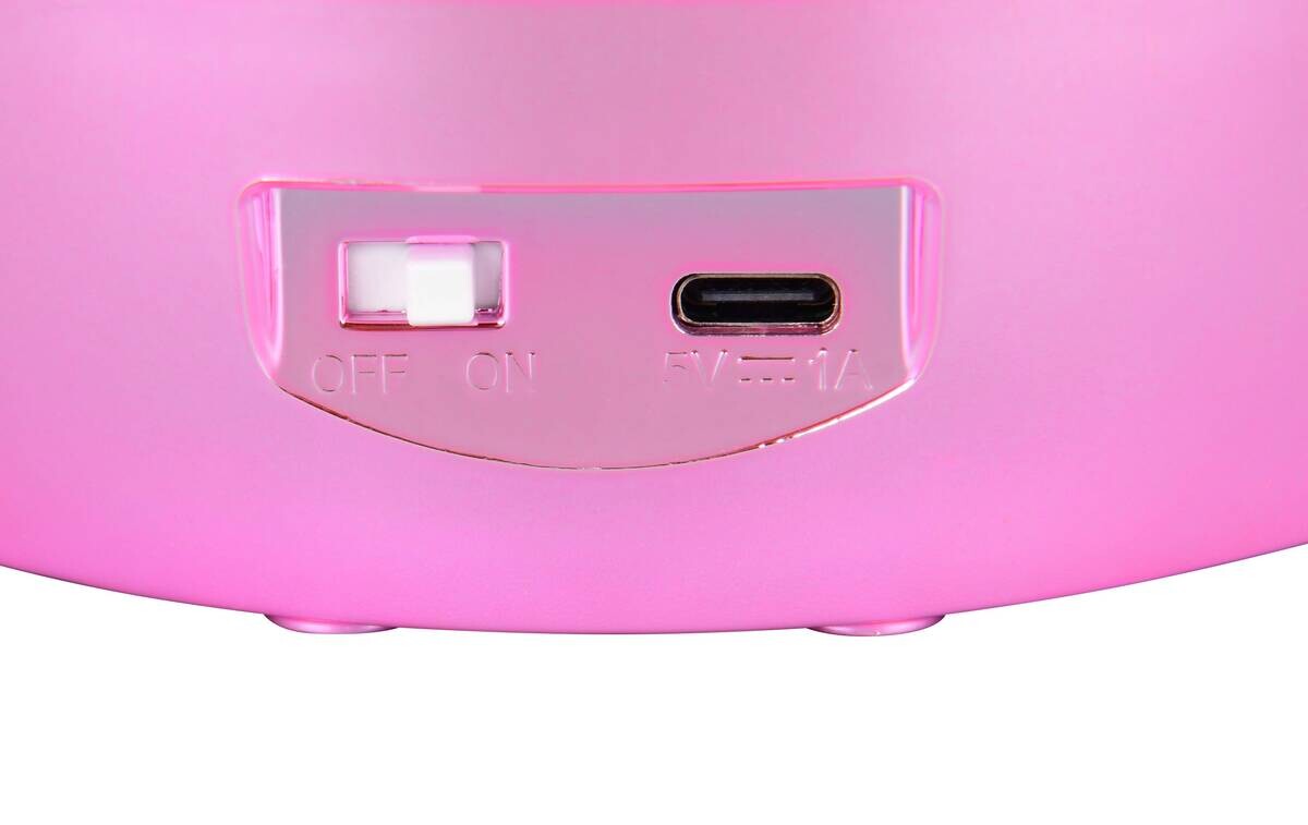 Reality LED-Tischlleuchte Shelly pink Kunststoff